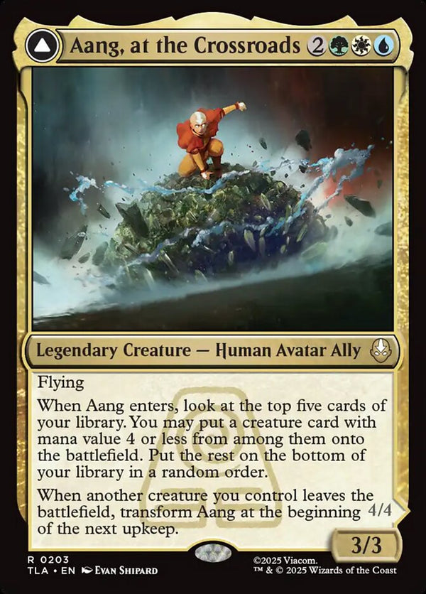 Aang, at the Crossroads - Magic: The Gathering