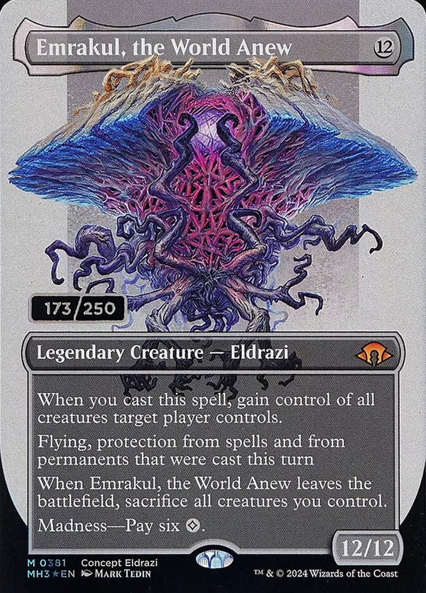 Emrakul, the World Anew (Borderless) (Serial Numbered) - Magic: The Gathering
