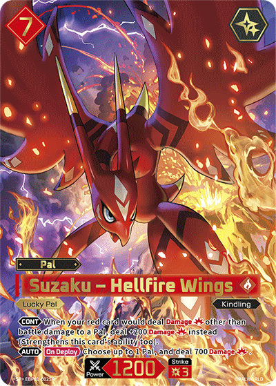 Suzaku - Hellfire Wings (SP) (EBP01-002SP) - Palworld