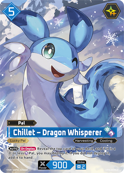 Chillet - Dragon Whisperer (OSR) (EBP01-025OSR) - Palworld