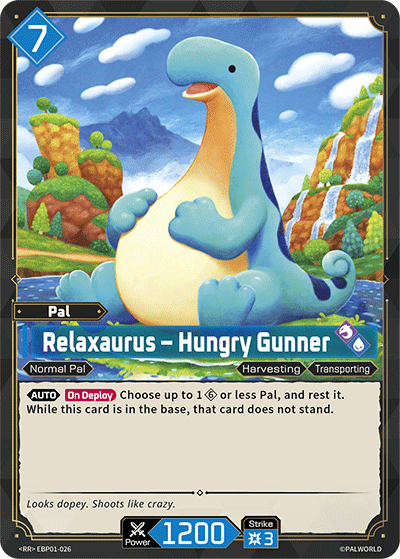 Relaxaurus - Hungry Gunner