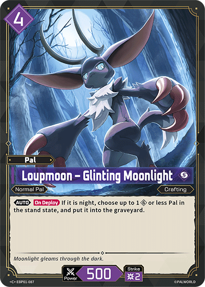 Loupmoon - Glinting Moonlight (EBP01-087) - Palworld