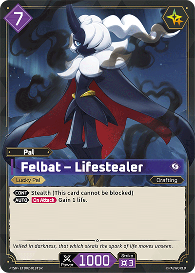 Felbat - Lifestealer (TSR) (ETD02-018TSR) - Palworld