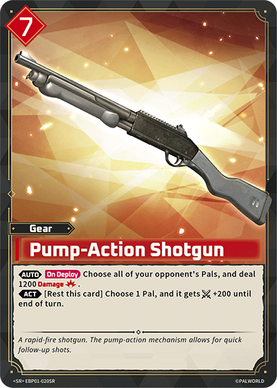 Pump-Action Shotgun (SR) (EBP01-020SR) - Palworld