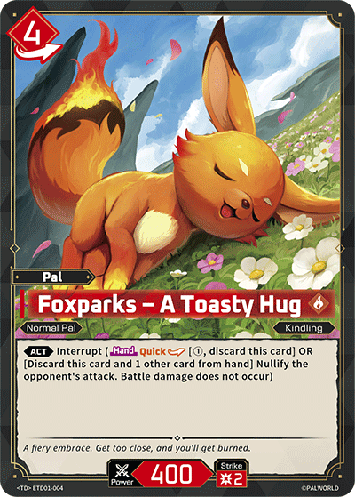 Foxparks - A Toasty Hug (ETD01-004) - Palworld