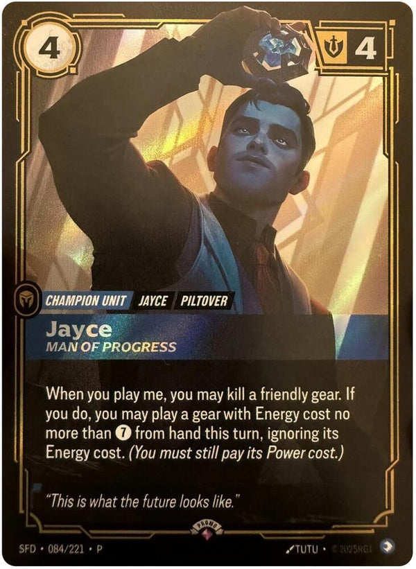 Jayce, Man of Progress (OPP 084/221) - Riftbound: League of Legends TCG