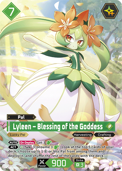 Lyleen - Blessing of the Goddess (OSR) (EBP01-049OSR) - Palworld