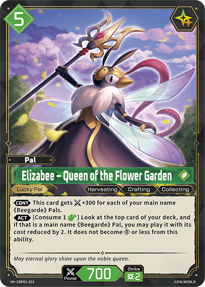 Elizabee - Queen of the Flower Garden (EBP01-053) - Palworld