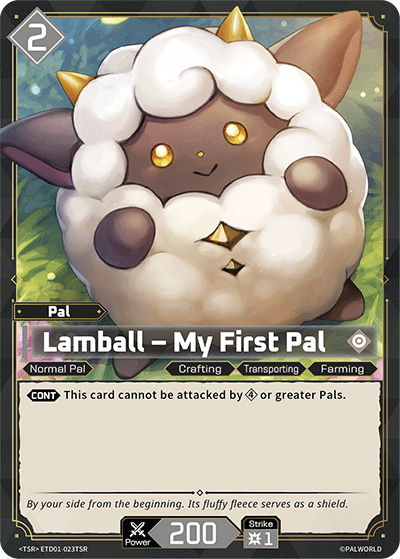 Lamball - My First Pal (TSR) (ETD01-023TSR) - Palworld