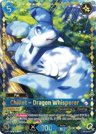 Chillet - Dragon Whisperer (SSP) (EBP01-025SSP) - Palworld