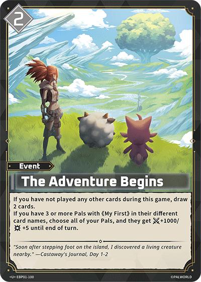 The Adventure Begins (EBP01-100) - Palworld