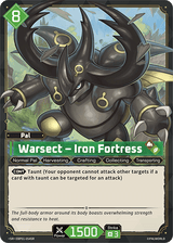 Warsect - Iron Fortress (SR) (EBP01-054SR) - Palworld