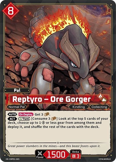 Reptyro - Ore Gorger (EBP01-005) - Palworld