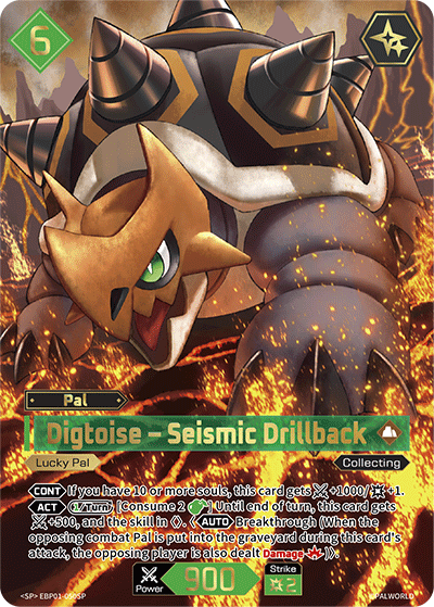 Digtoise - Seismic Drillback (SP) (EBP01-050SP) - Palworld