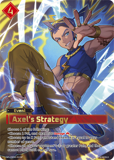 Axel's Strategy (SP) (EBP01-023SP) - Palworld