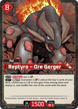Reptyro - Ore Gorger (SR) (EBP01-005SR) - Palworld