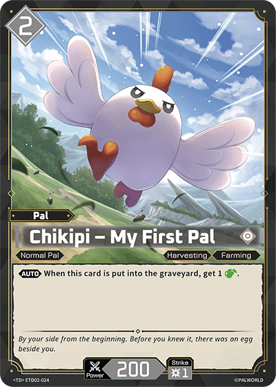 Chikipi - My First Pal (ETD02-024) - Palworld